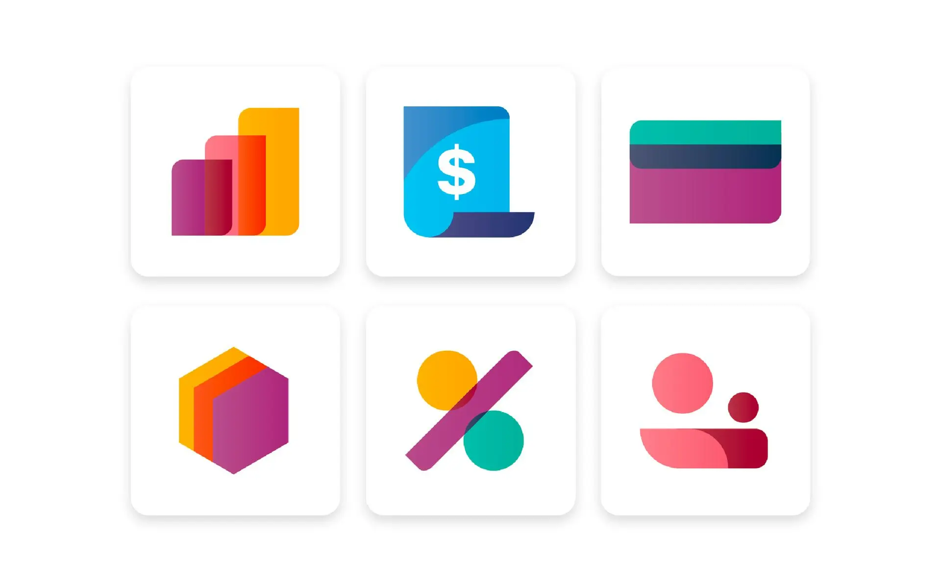 Íconos de módulos de Odoo ERP: ventas, compras, contabilidad, inventario, facturación electrónica y RRHH